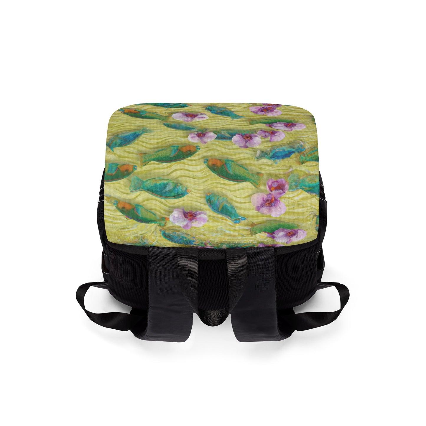 "Parrotfish Hotel" Unisex Casual Shoulder Backpack