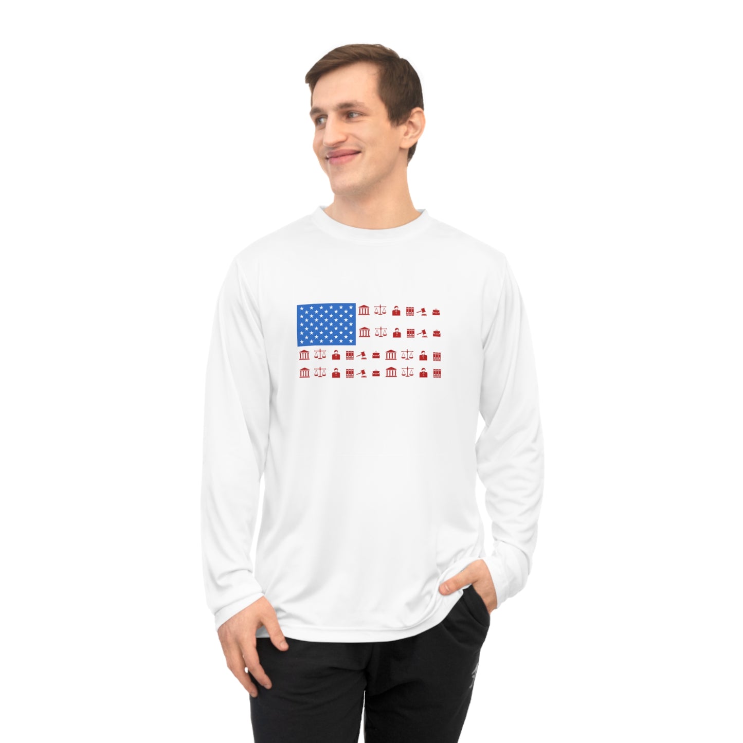 "American Lawyer" Unisex Performance Long Sleeve Shirt