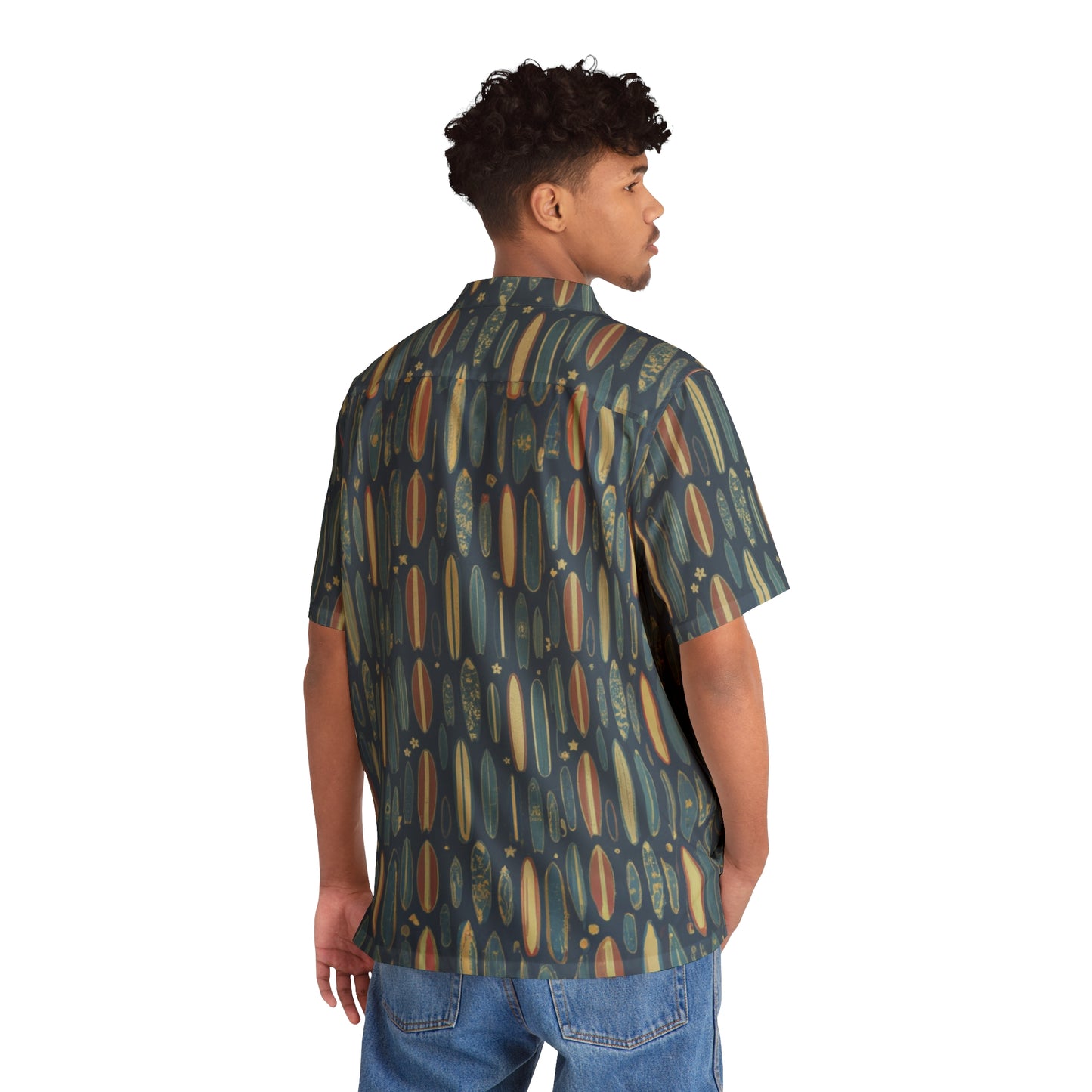 Vintage Surfboards - Men's Hawaiian Shirt (AOP)