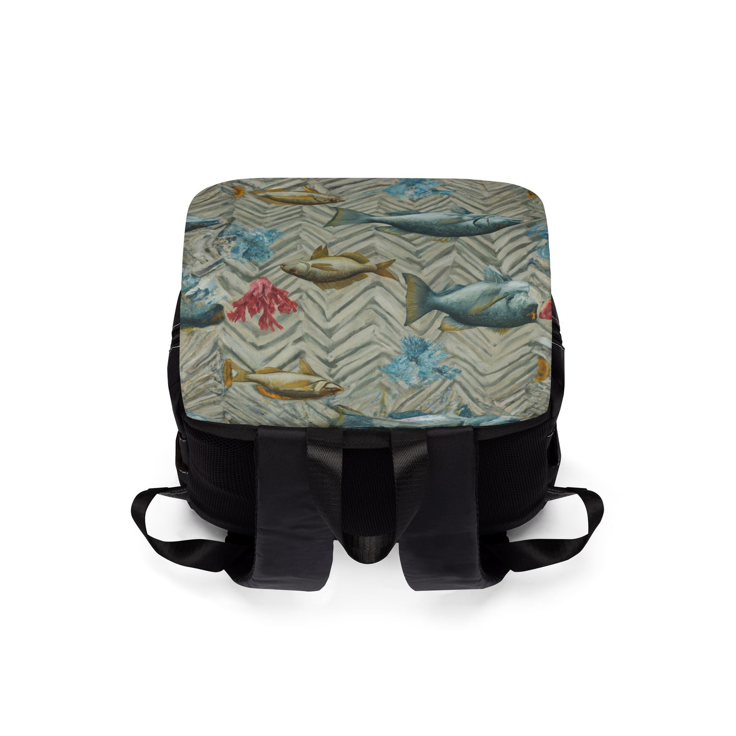 "Muted Reef" Unisex Casual Shoulder Backpack