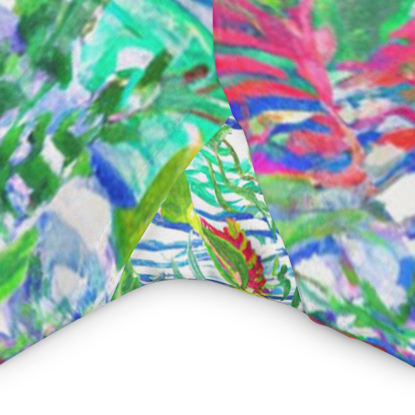 "Islamorada" High Waisted Yoga Shorts (AOP)