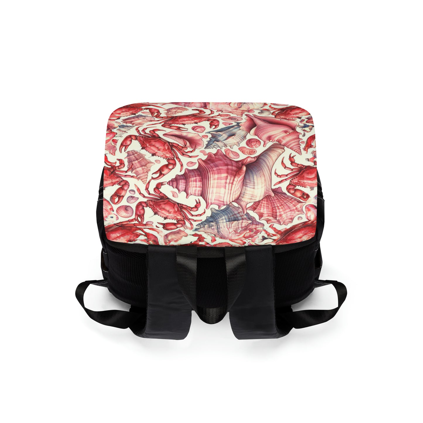 Crabby Conchs Unisex Casual Shoulder Backpack