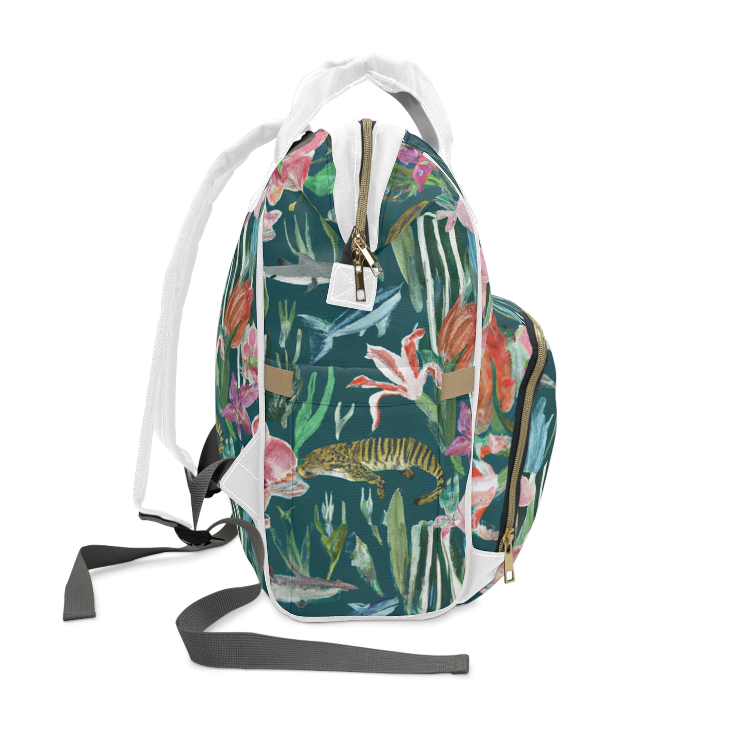 "Real Tiger Sharks" Multifunctional Backpack