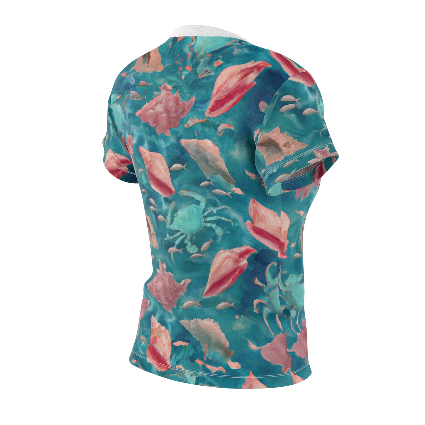 "Caroline" Women's Cut & Sew Tee (AOP)
