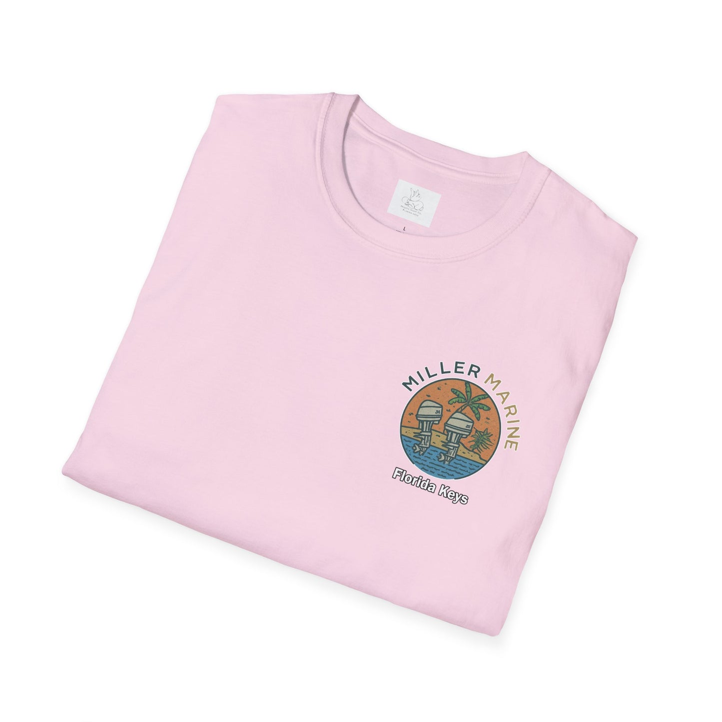 Vintage Feel Miller Marine - Stranded Motors - Unisex Softstyle T-Shirt