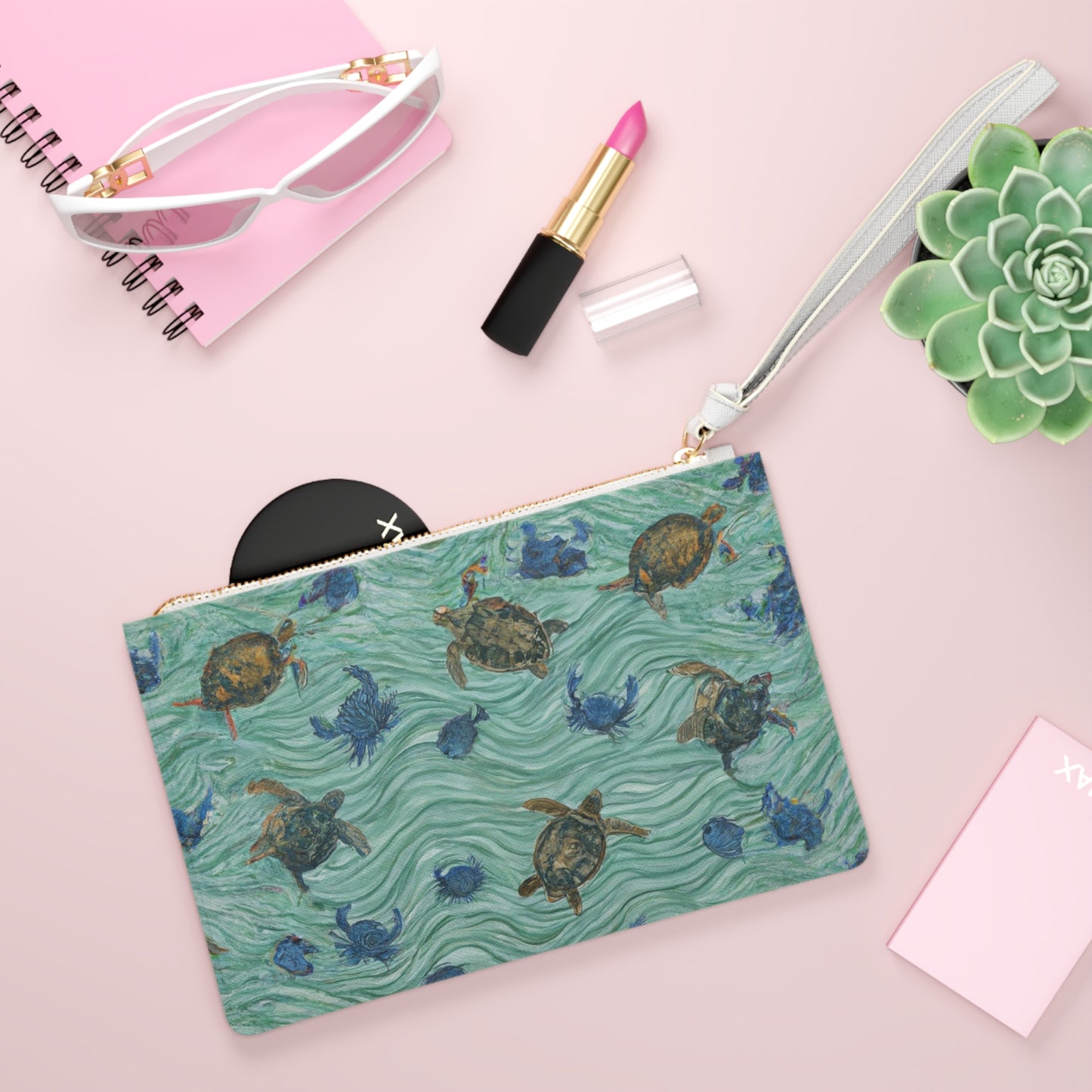 "Turtle Stew" Clutch Bag