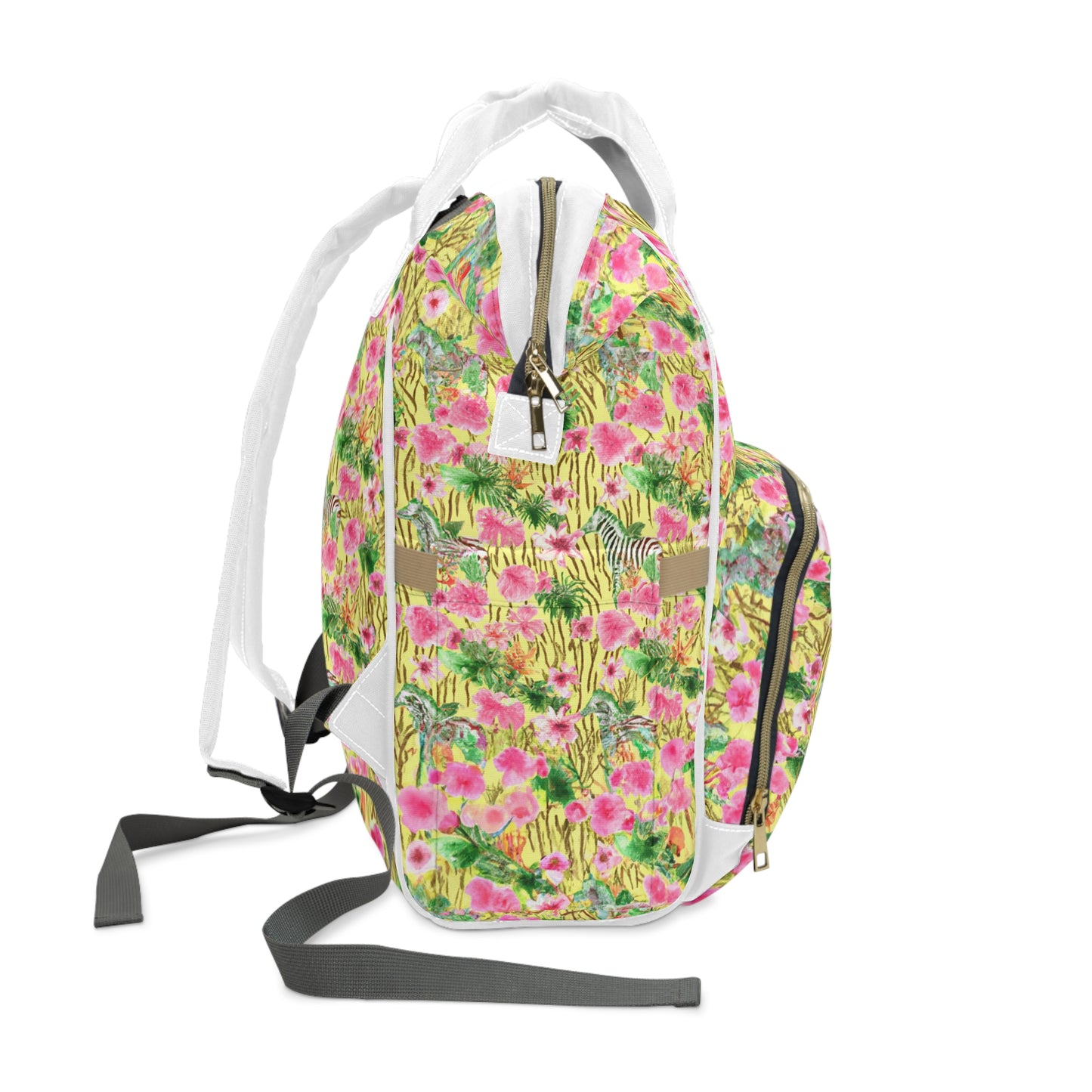 "Yellow Zebras" Multifunctional Backpack