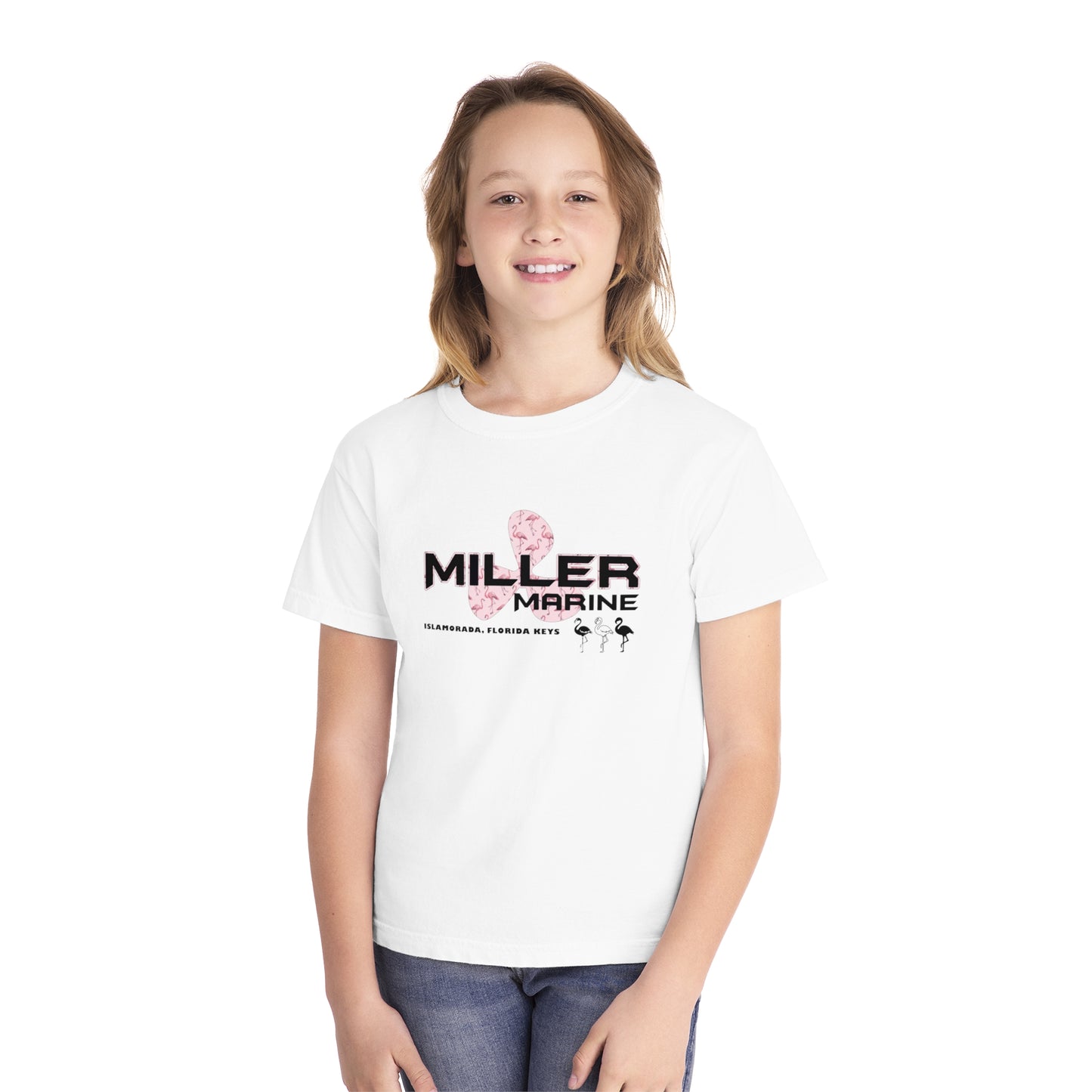 Miller Marine Flamingo Youth Midweight Tee