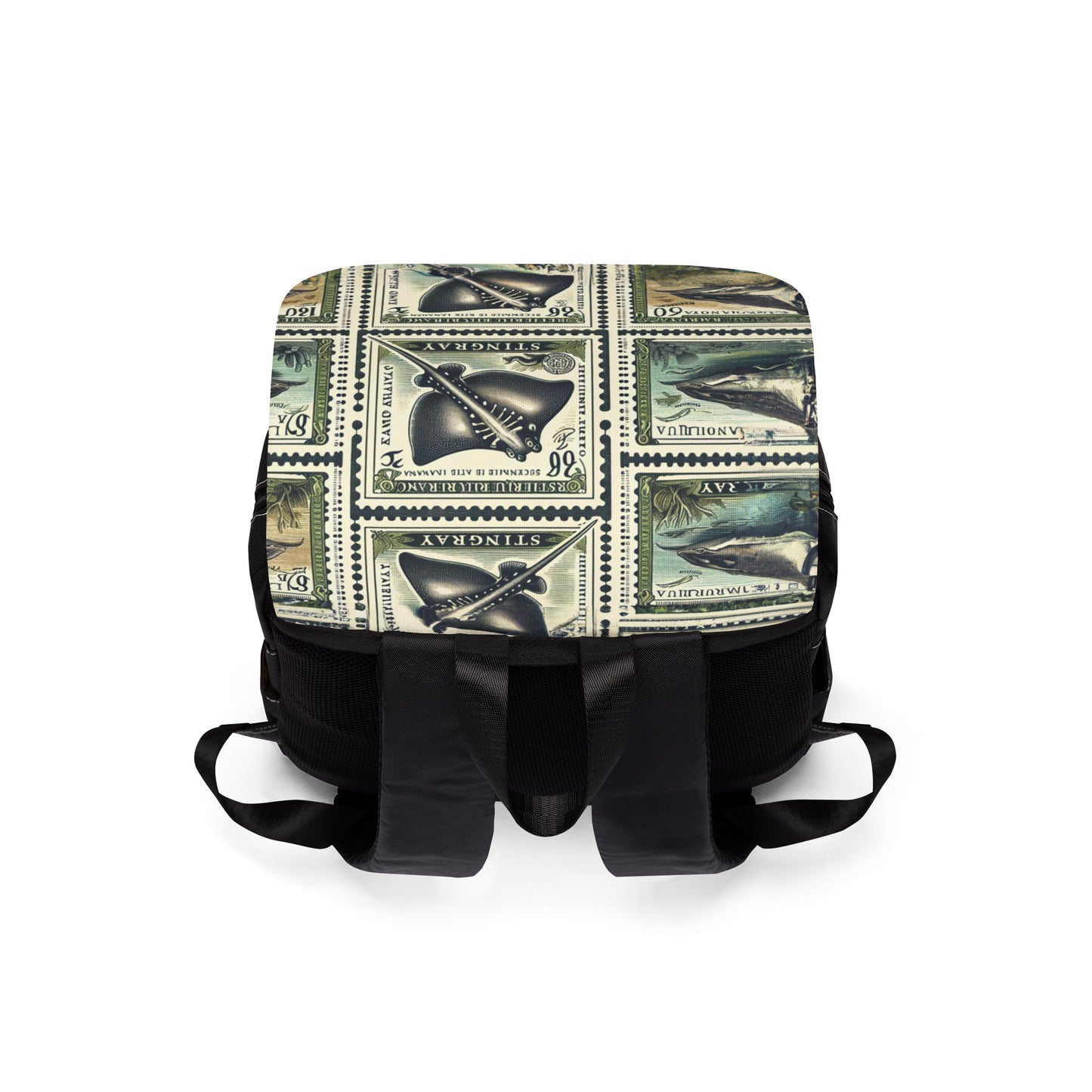 "Stingray Salutations" Unisex Casual Shoulder Backpack