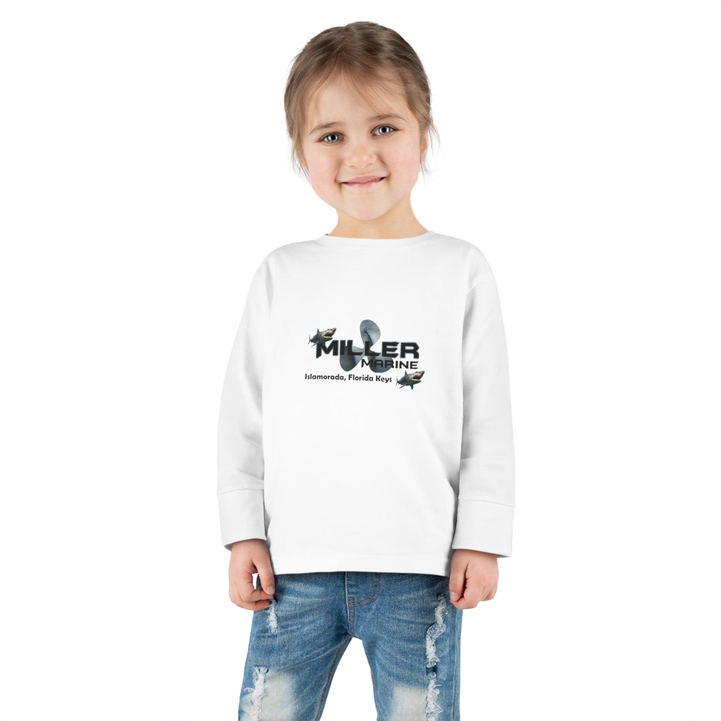 Miller Marine Megaladon (the Jackson Longer Sleeve) Toddler - Youth Long Sleeve Tee