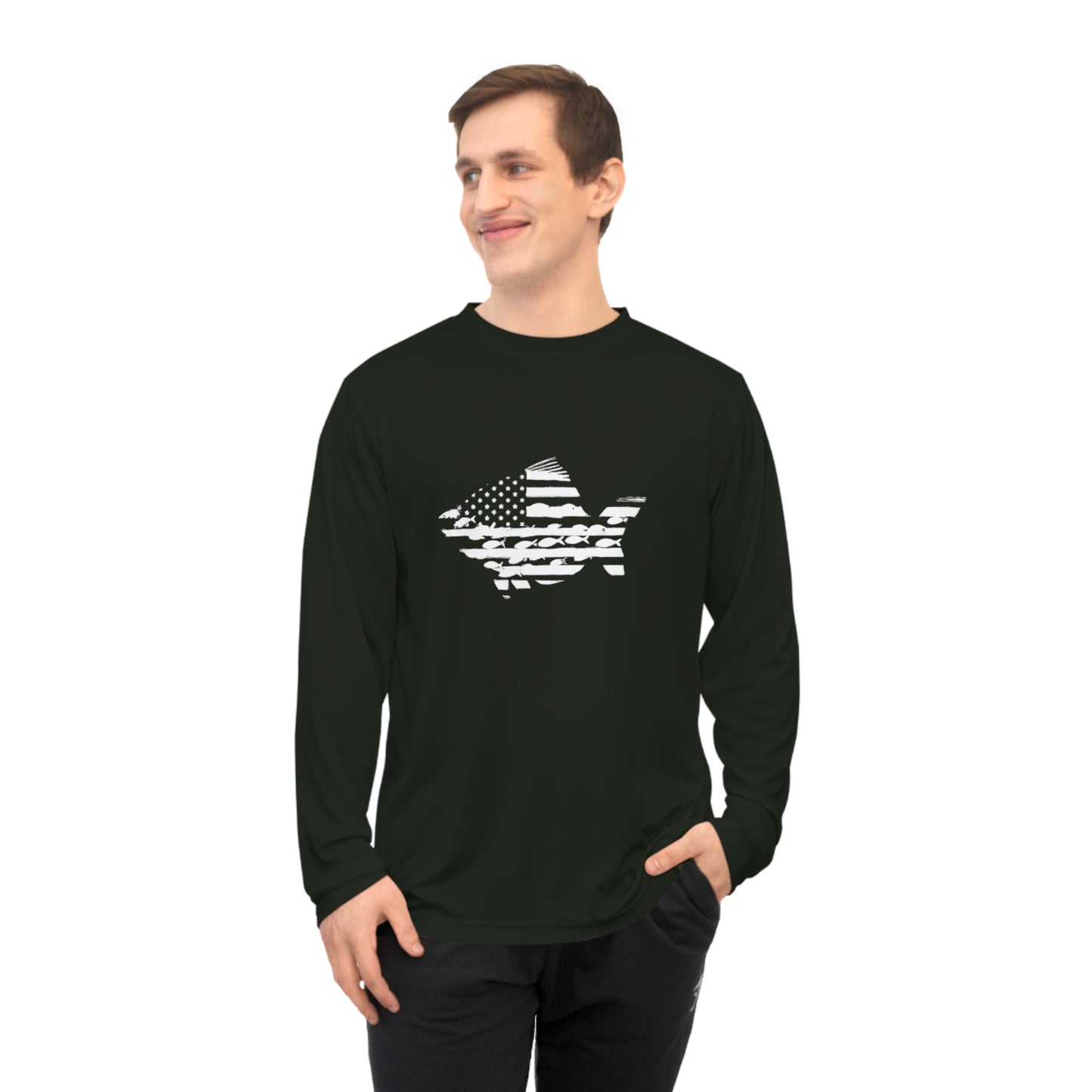 USA Fish Unisex Performance Long Sleeve Shirt