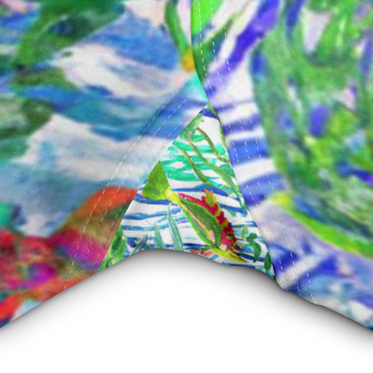 "Islamorada" Yoga Capri Leggings (AOP)