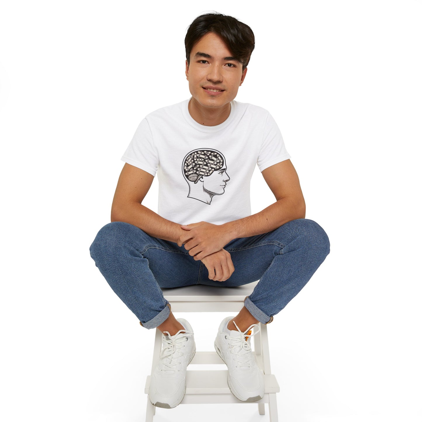 "a case of skateboard brain" Unisex Ultra Cotton Tee