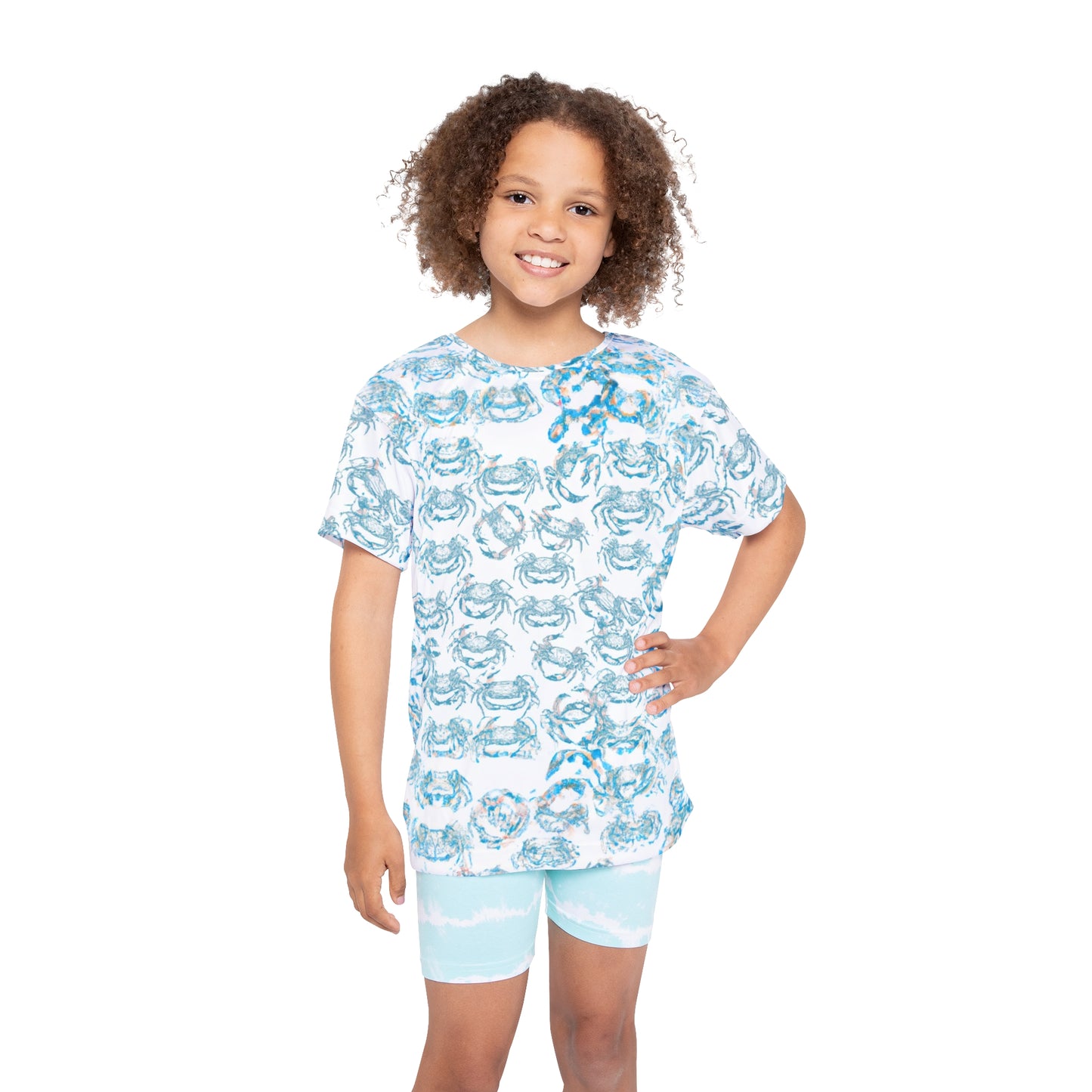 "Crab Attack" Kids Sports Jersey (AOP)