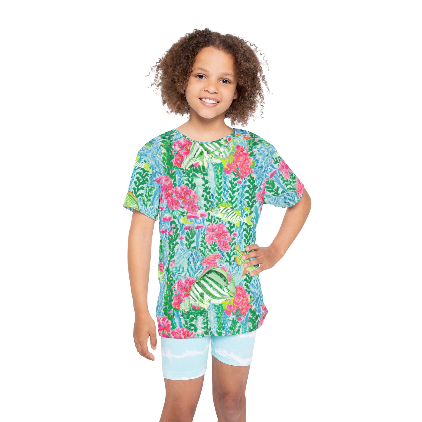 "The Island" Kids Sports Jersey (AOP)