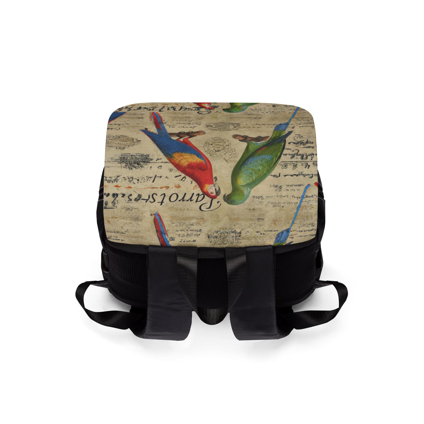 "Purdy Parrots" Unisex Casual Shoulder Backpack