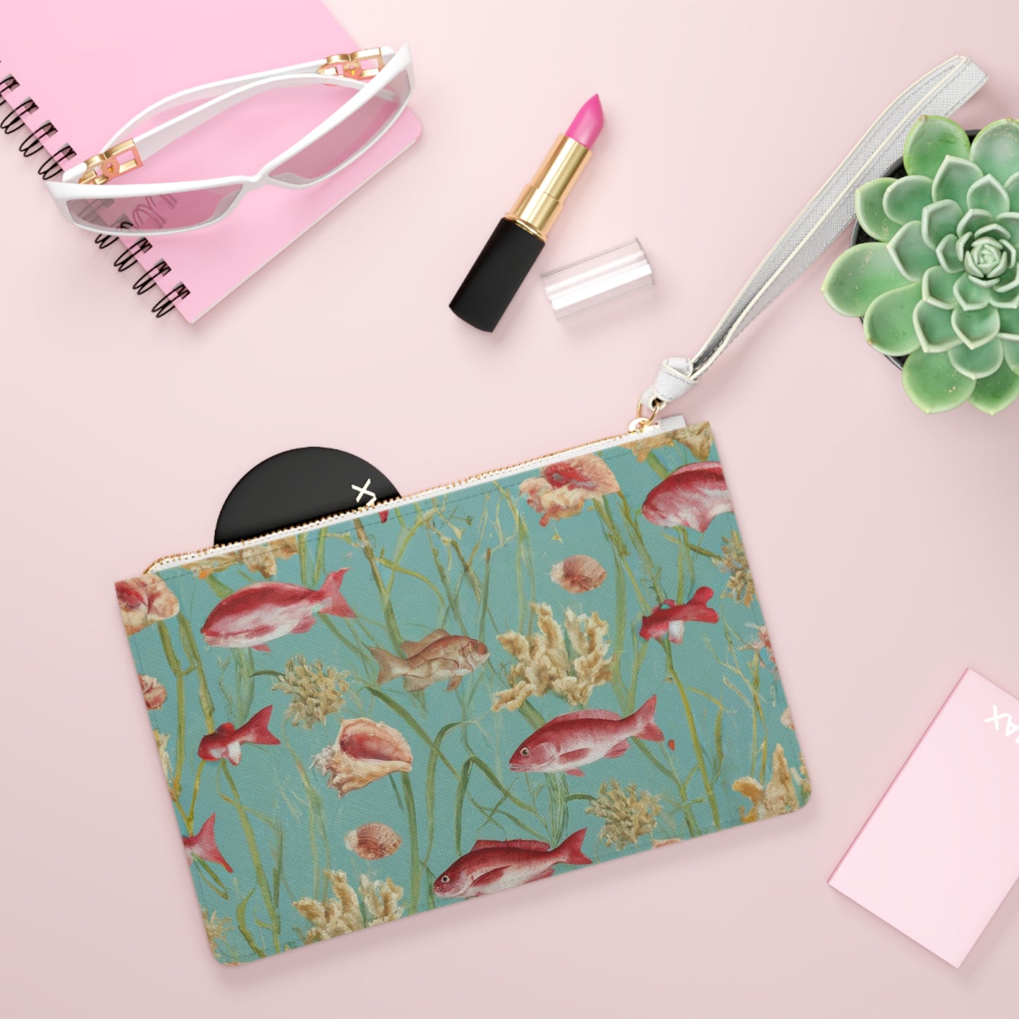 "Redfish Radiance" Clutch Bag