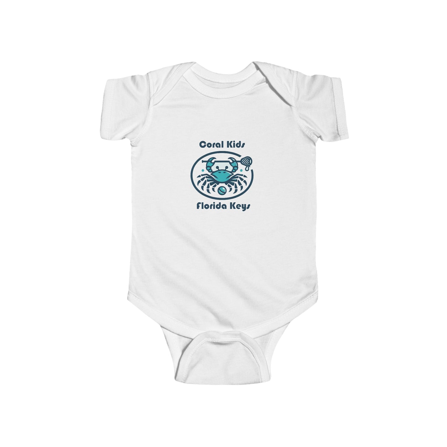 Coral Kids- Lacrosse Crab - Infant Fine Jersey Bodysuit
