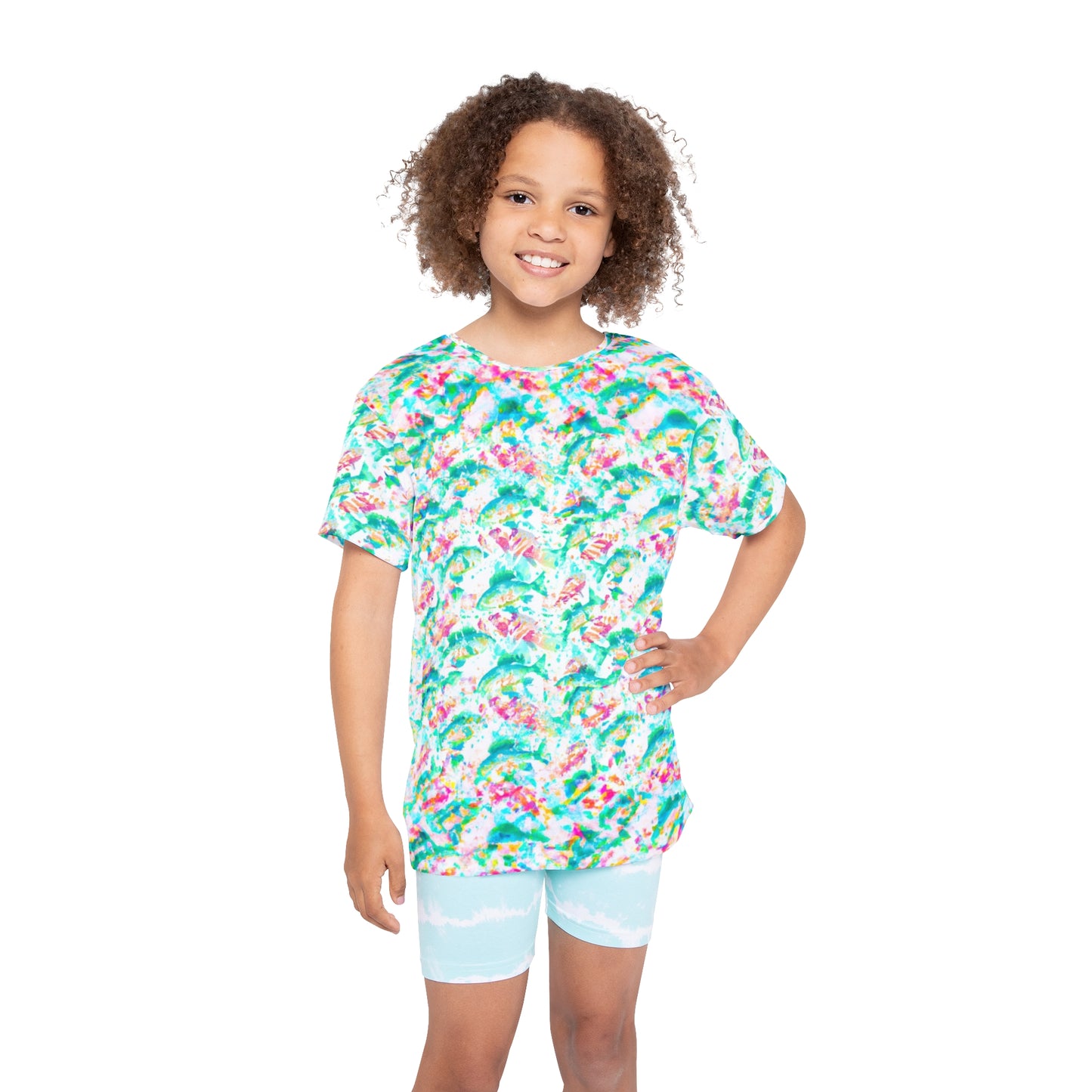 Fish Prints Kids Sports Jersey (AOP)