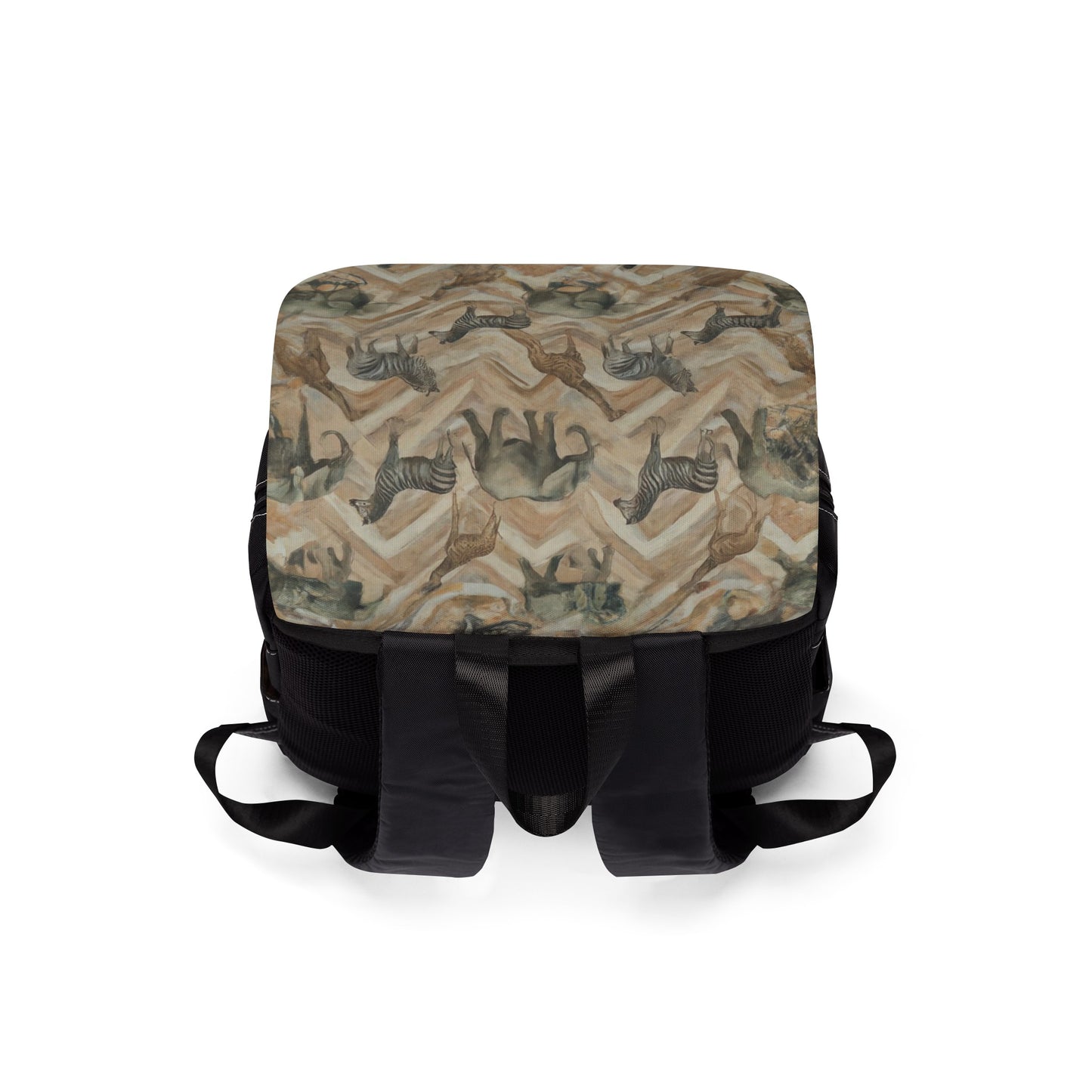 "African Plains" Unisex Casual Shoulder Backpack