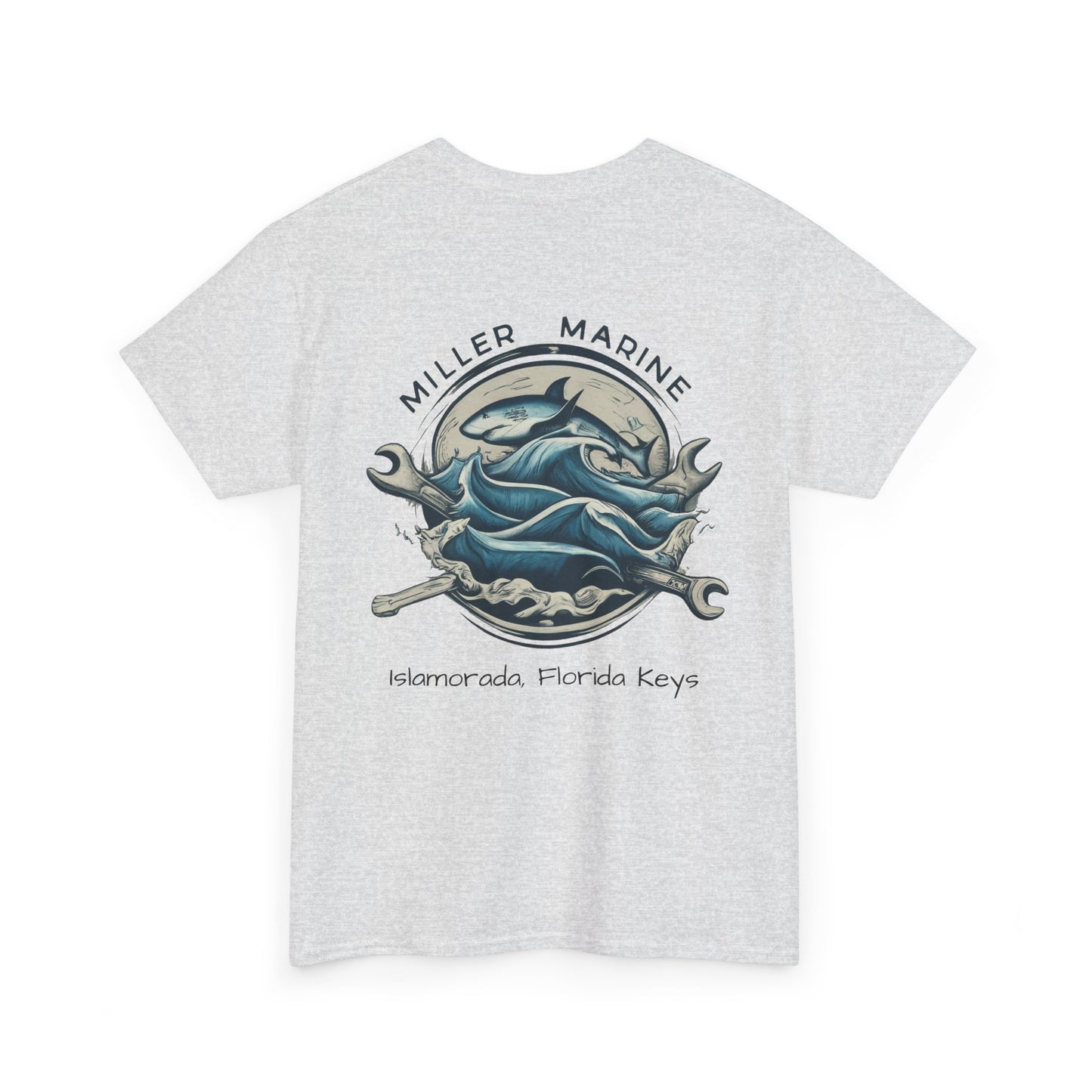 Vintage Feel Miller Marine Tee- Smooth Sharkie - Unisex Heavy Cotton Tee