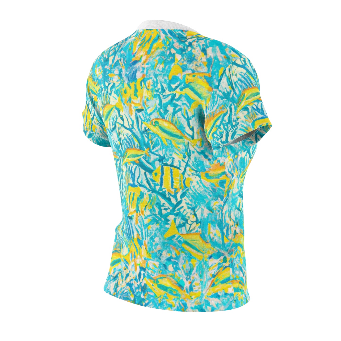 "Mini Aquarium" Women's Cut & Sew Tee (AOP)