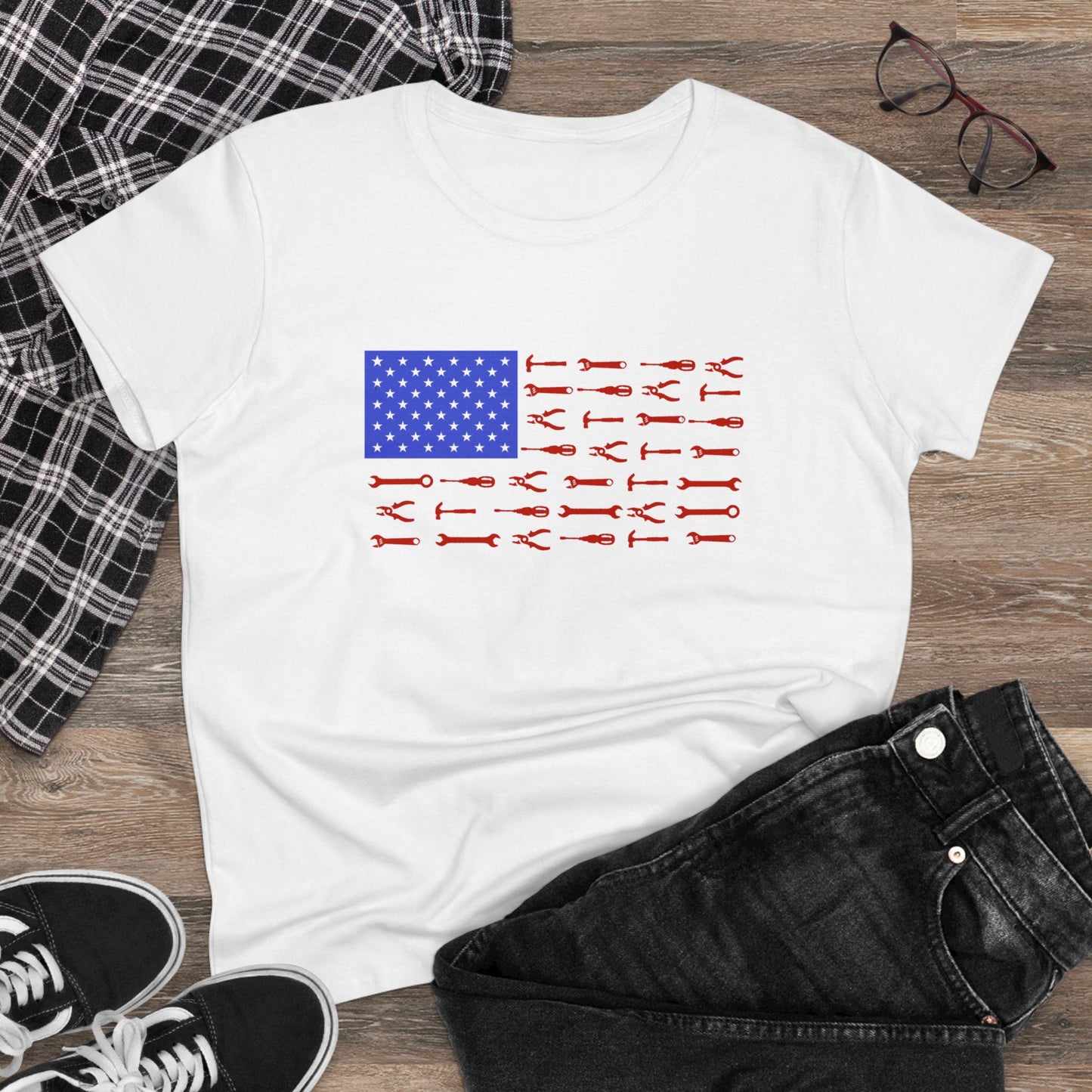 "Mechanic Life" Women's Midweight Cotton Tee