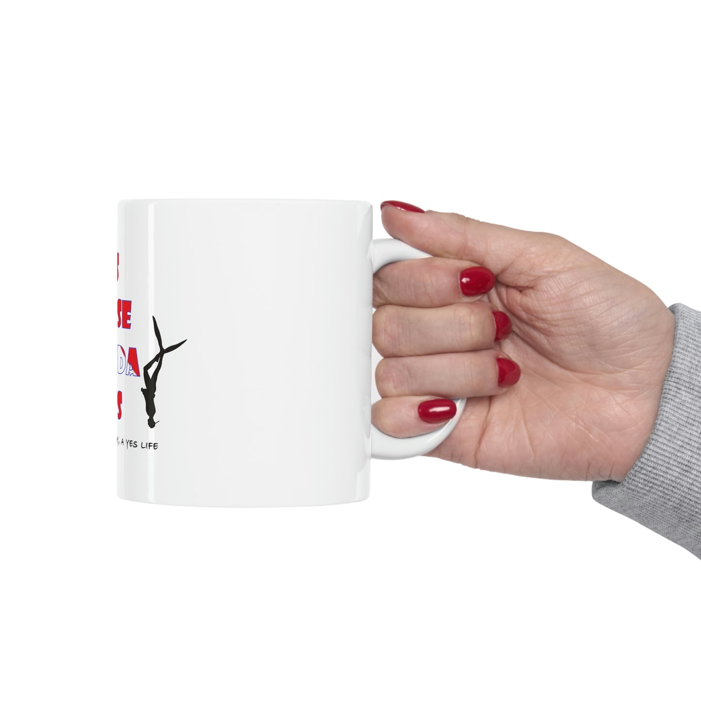 "Yes Please Florida Keys" Diver Down Ceramic Mug 11oz
