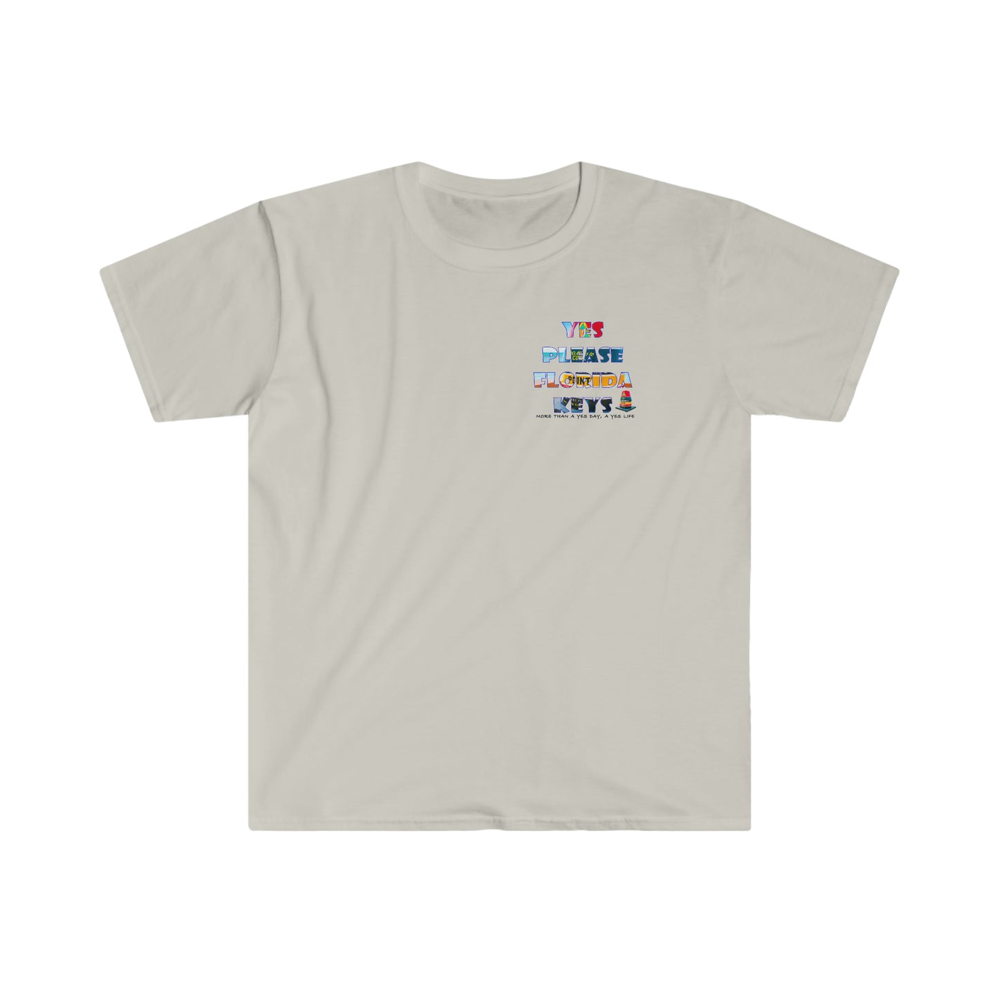 "Yes Please Florida Keys" Southernmost Point T- Unisex Softstyle T-Shirt