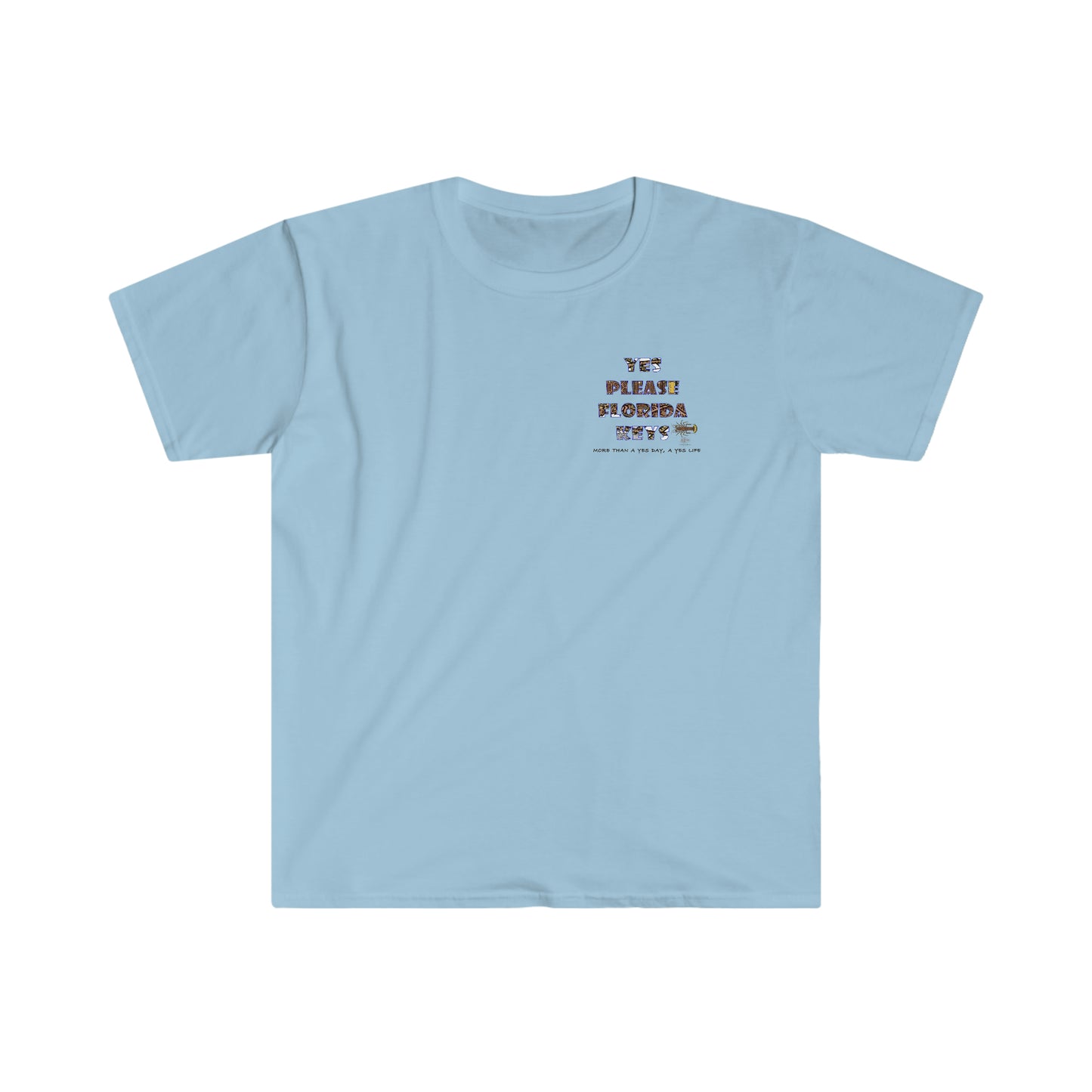 "Yes Please Florida Keys"- Spiny Lobster Theme- Unisex Softstyle T-Shirt