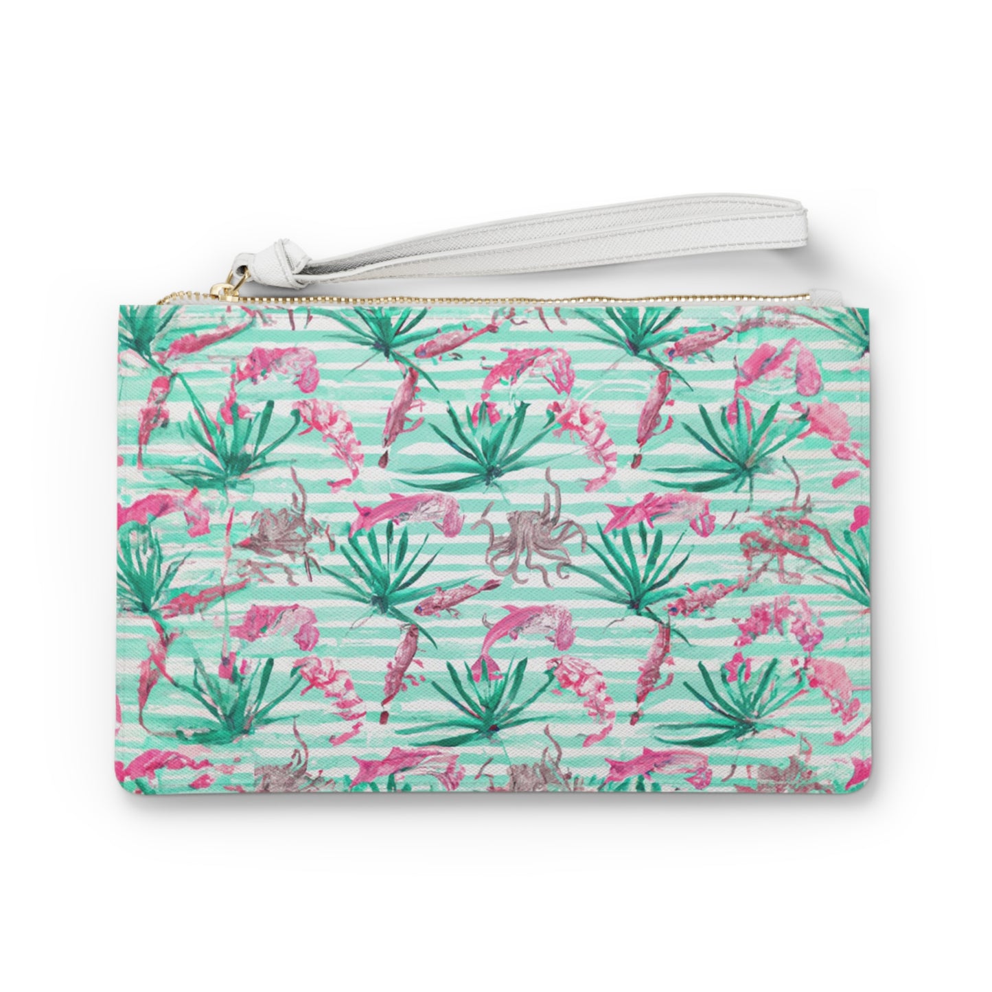"Pink Octopus" Clutch Bag