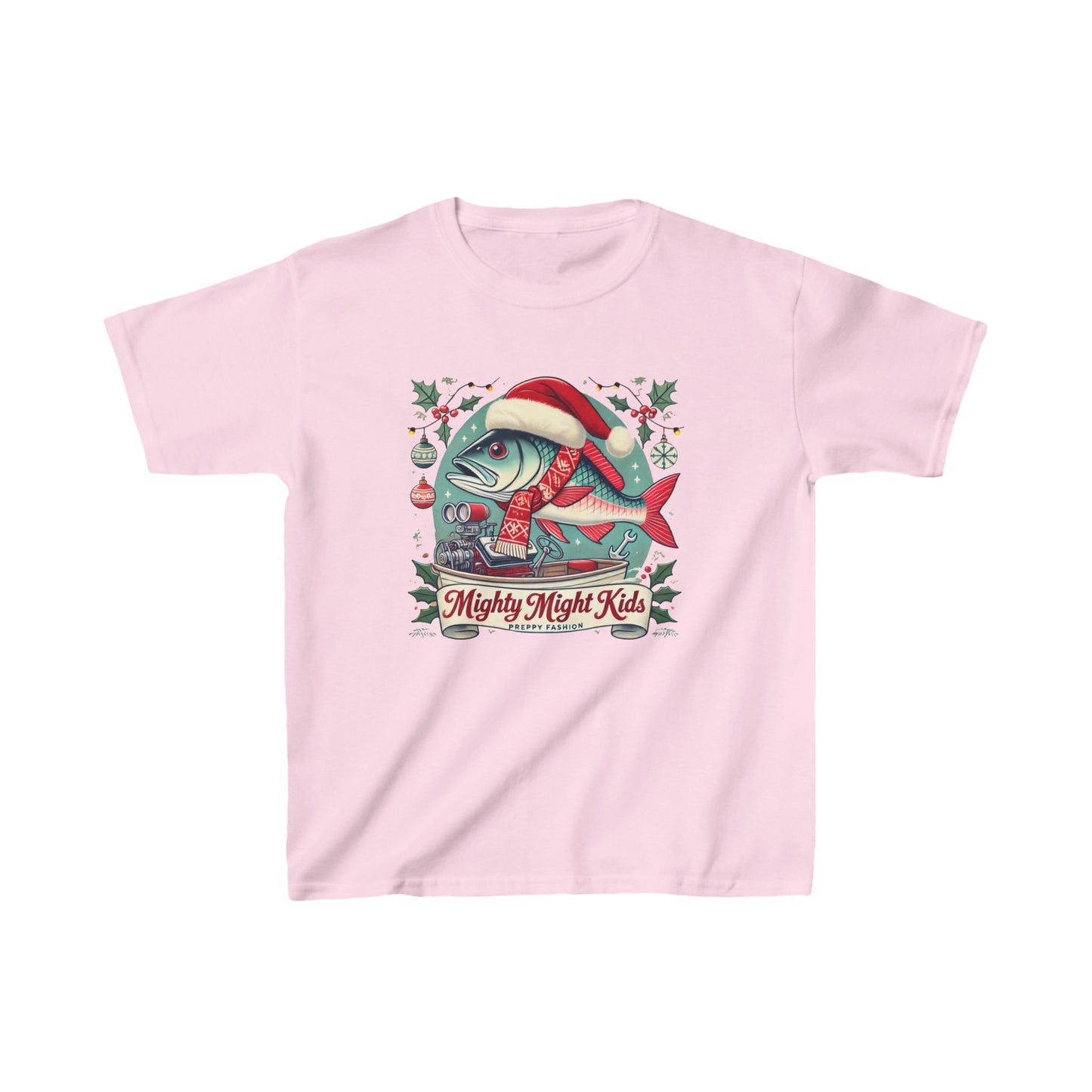 Mighty Might Kids Christmas Snapper (Preppy) Kids Heavy Cotton™ Tee
