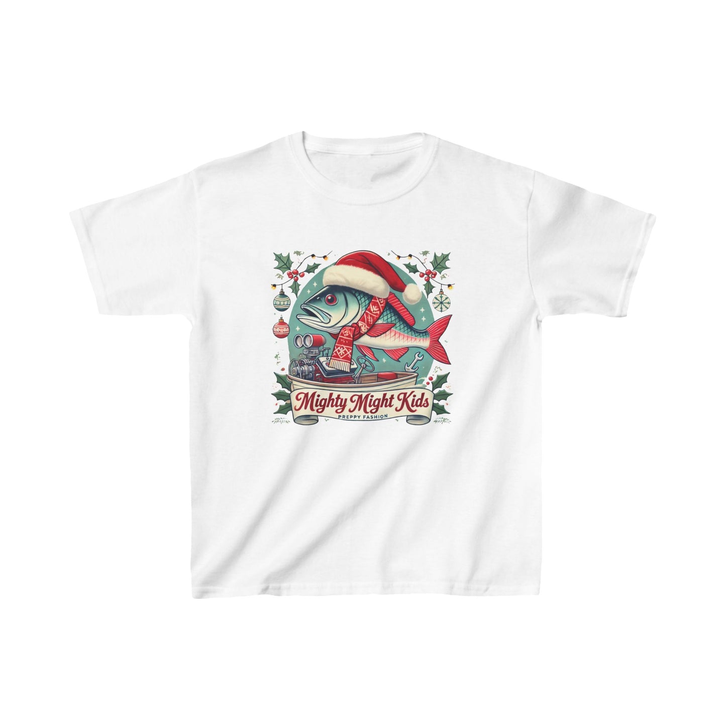 Mighty Might Kids Christmas Snapper (Preppy) Kids Heavy Cotton™ Tee