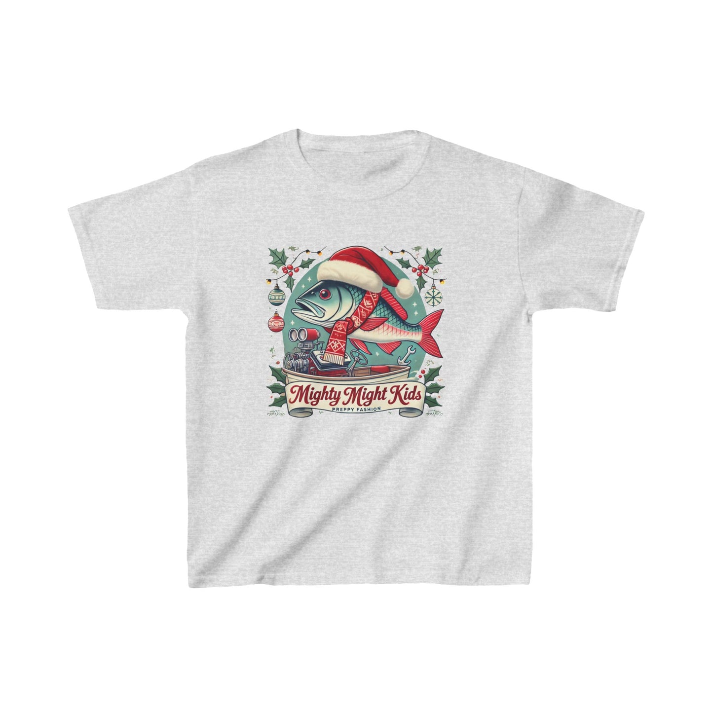 Mighty Might Kids Christmas Snapper (Preppy) Kids Heavy Cotton™ Tee