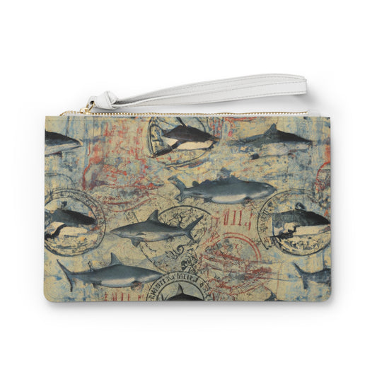 "Vintage Bull Sharks" Clutch Bag