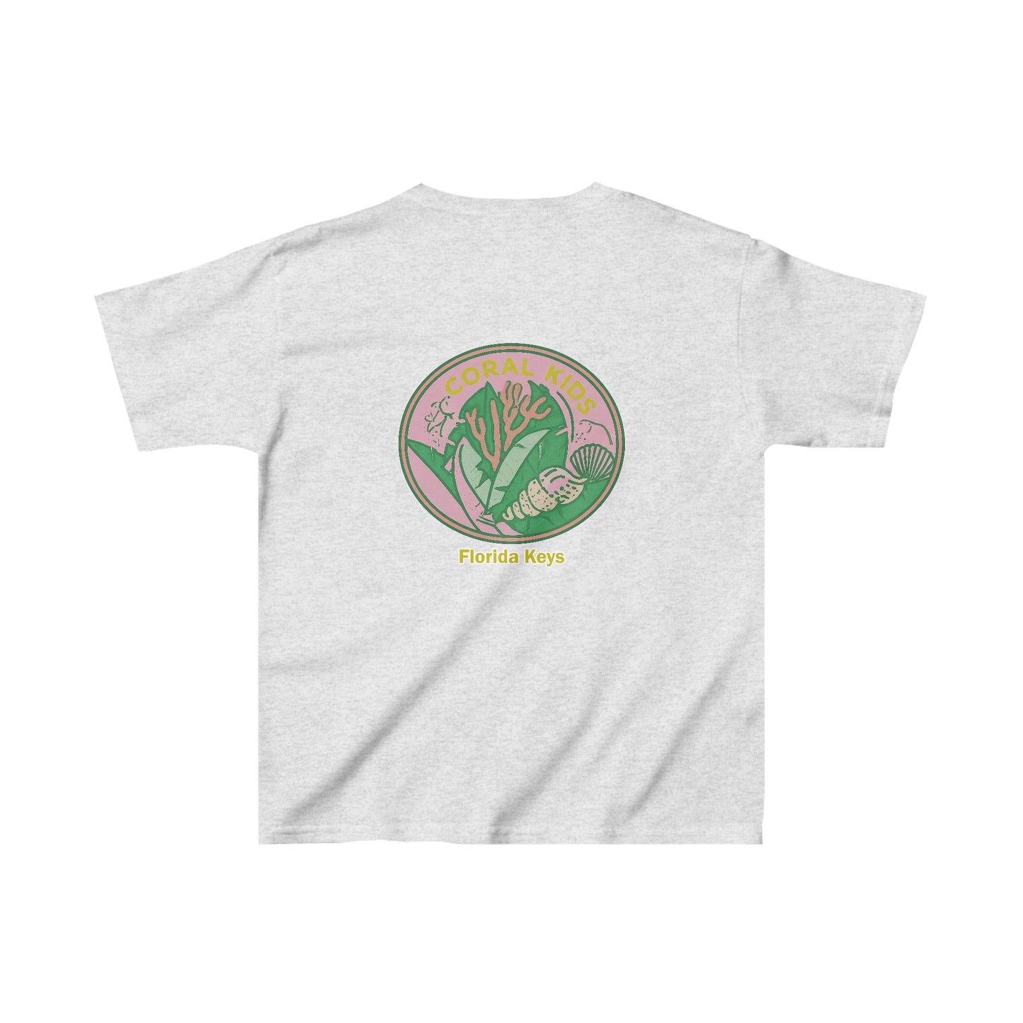 Coral Kids - Coral Leaves - Kids Heavy Cotton™ Tee