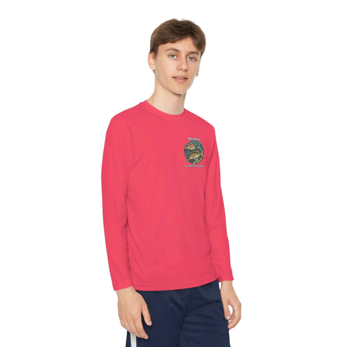 Miller Marine Snapper Wrenches Youth Long Sleeve Competitor Tee