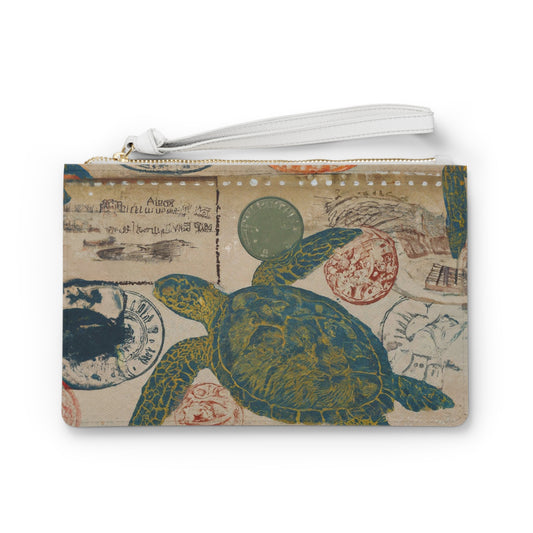 "Sea Turtle Science" Clutch Bag