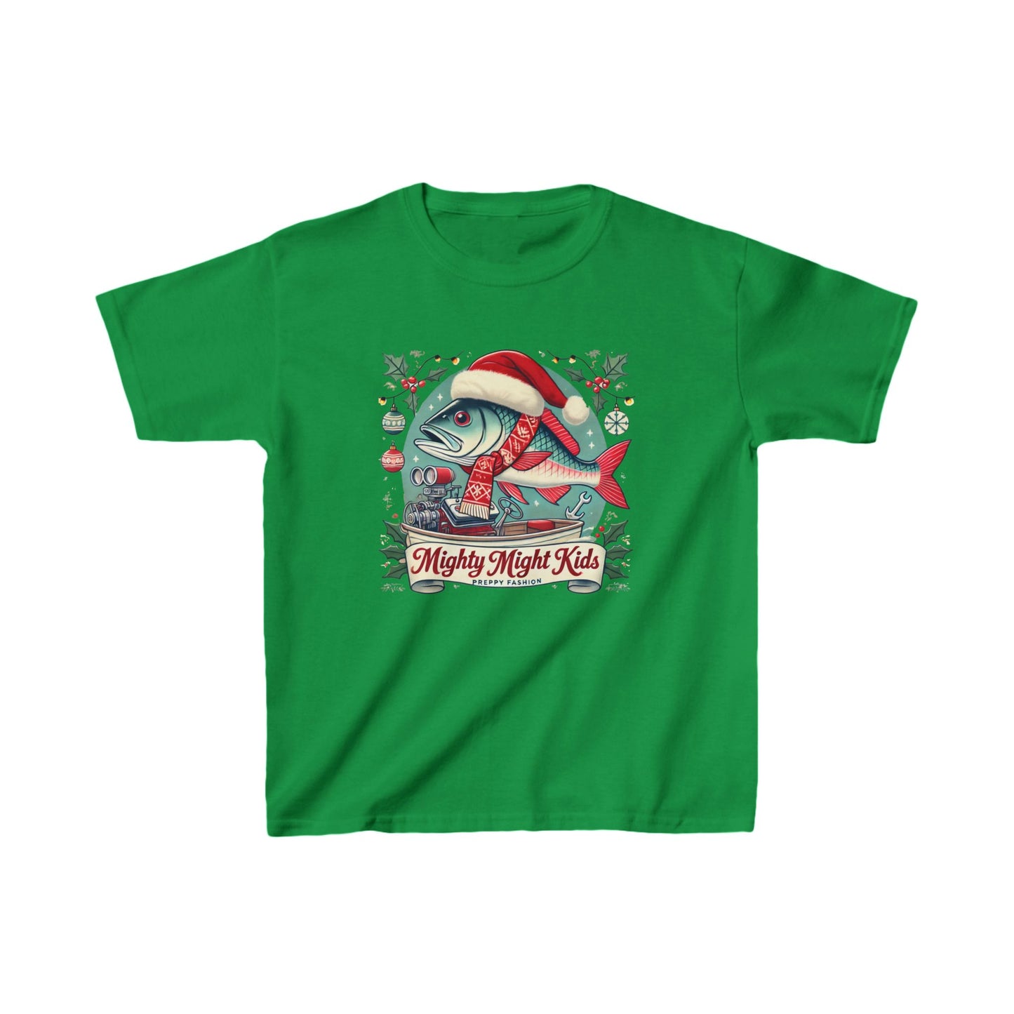 Mighty Might Kids Christmas Snapper (Preppy) Kids Heavy Cotton™ Tee