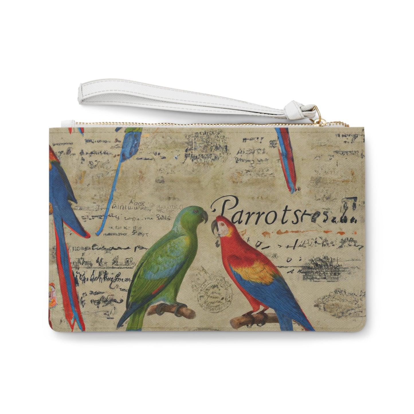 "Purdy Parrots" Clutch Bag