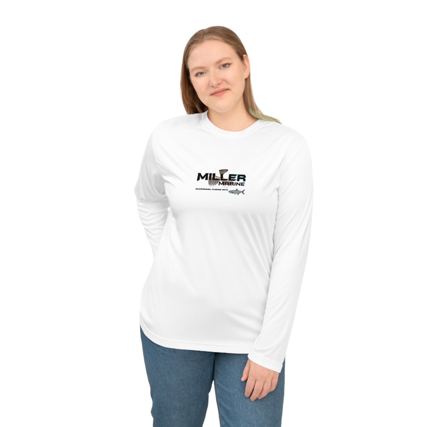 Miller Marine Tarpon Theme Unisex Performance Long Sleeve Shirt