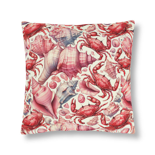 Crabby Conchs Waterproof Pillows