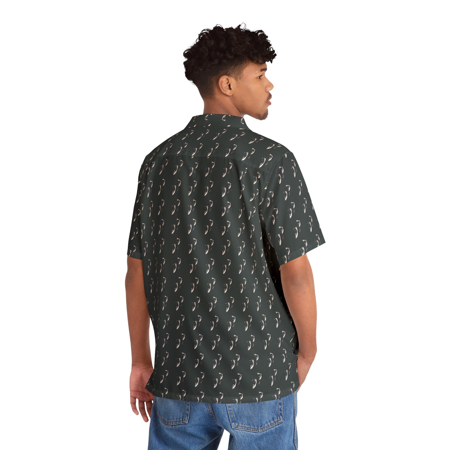 No Limit Freedivers - Men's Hawaiian Shirt (AOP)