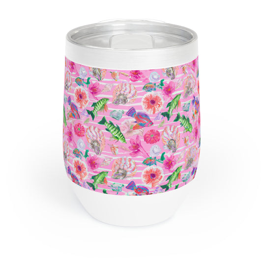 "Pink Florida Keys" Chill Wine Tumbler