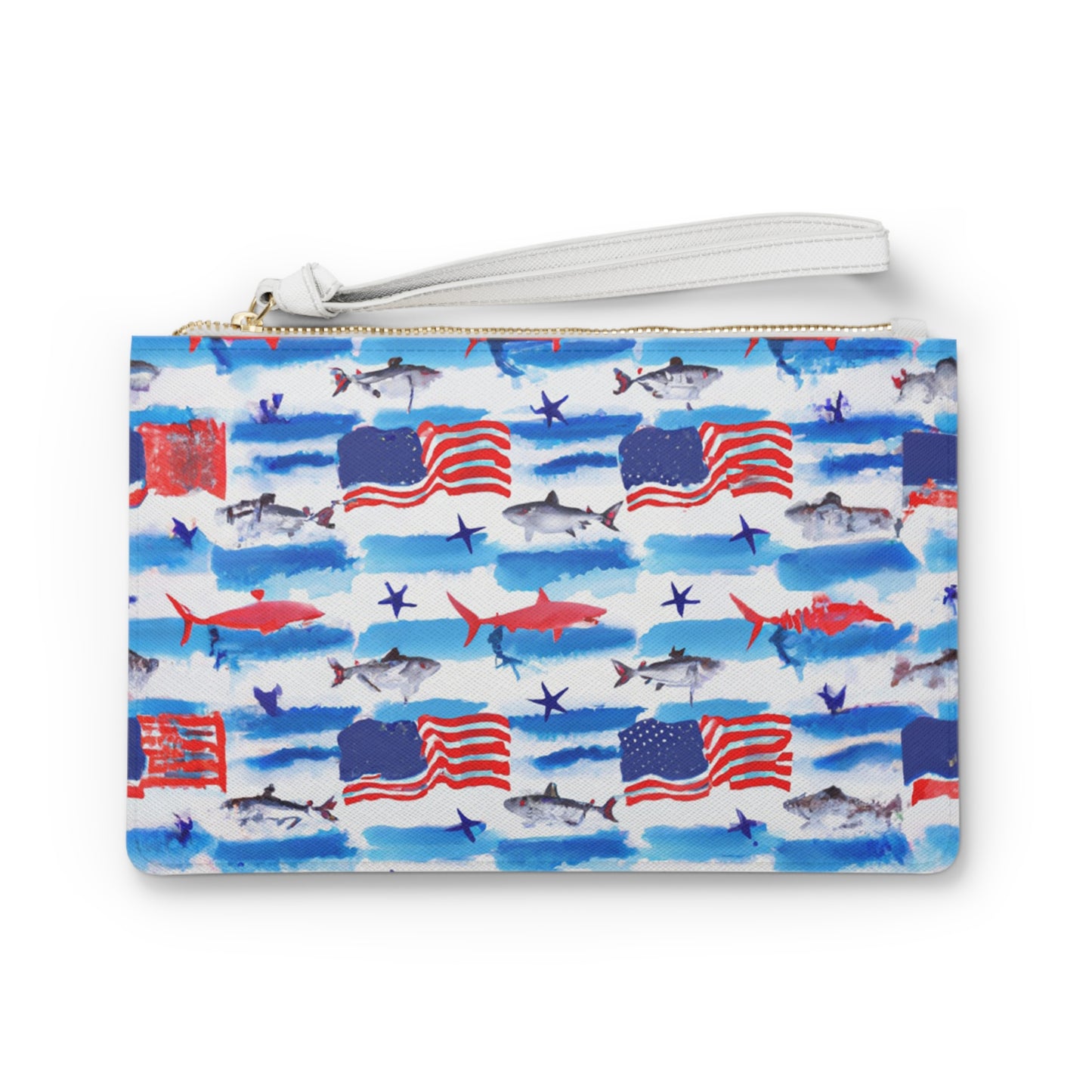 "USA Sharks" Clutch Bag