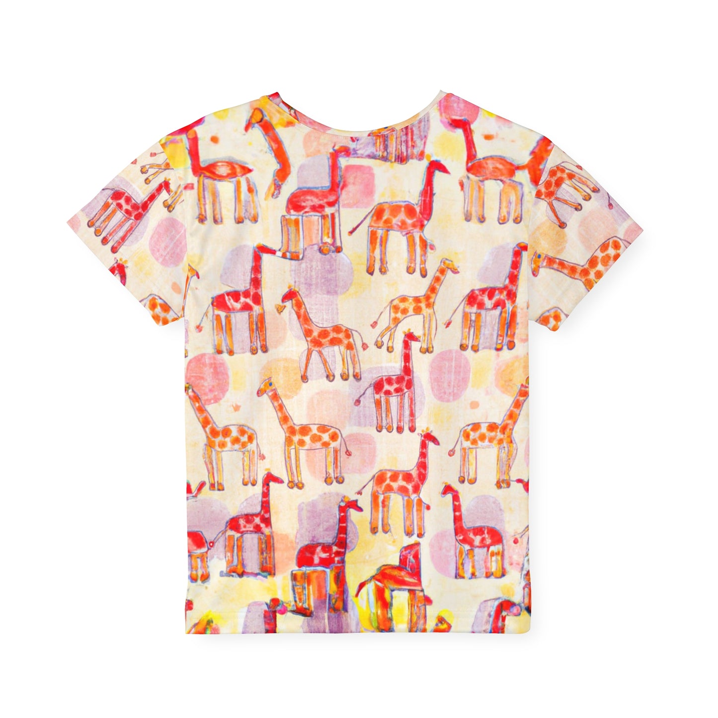 "Giraffe Momma" Kids Sports Jersey (AOP)