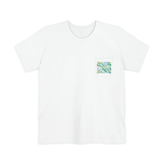 "Striped Gators" Unisex Pocket T-shirt