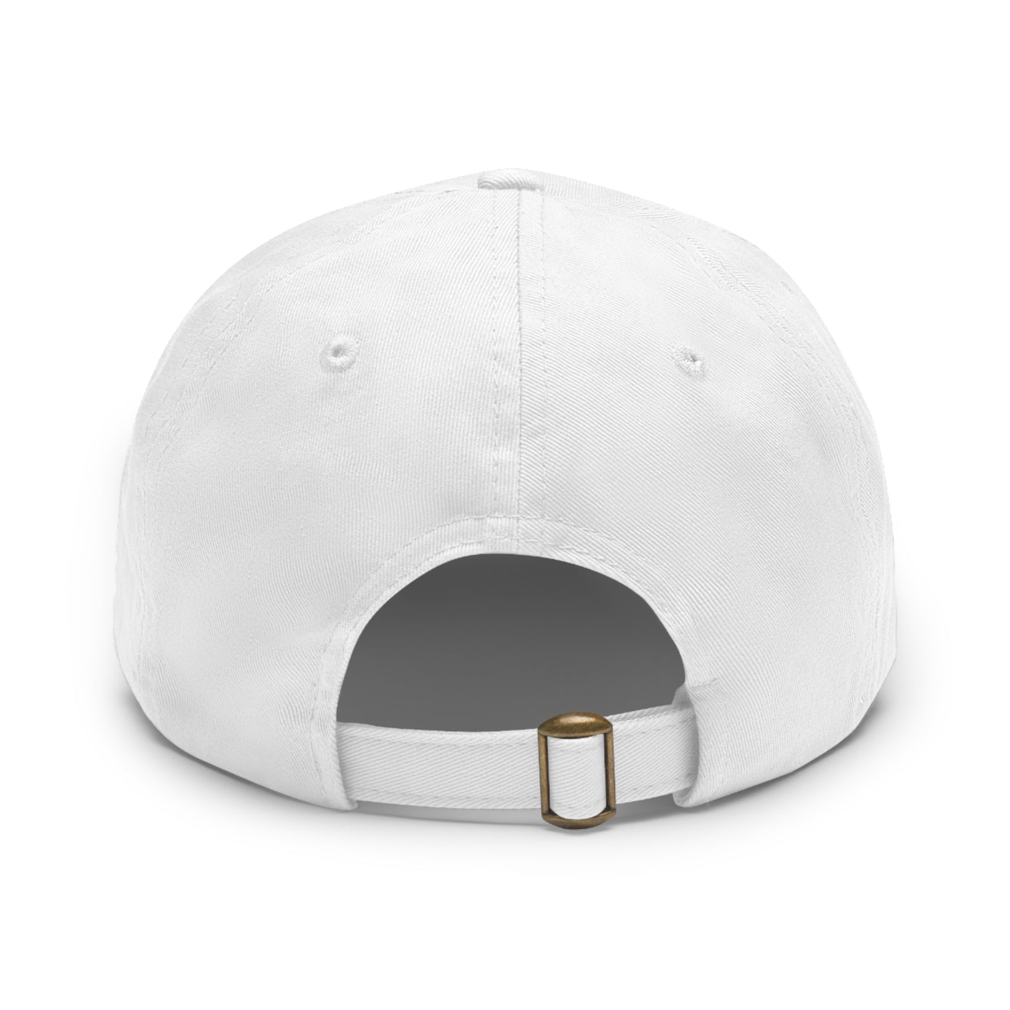 "Miller Marine" Tarpon Logo - Dad Hat with Leather Patch (Rectangle)