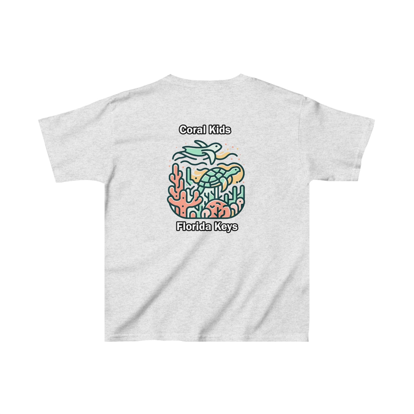 Coral Kids - Twin Turtles - Kids Heavy Cotton™ Tee