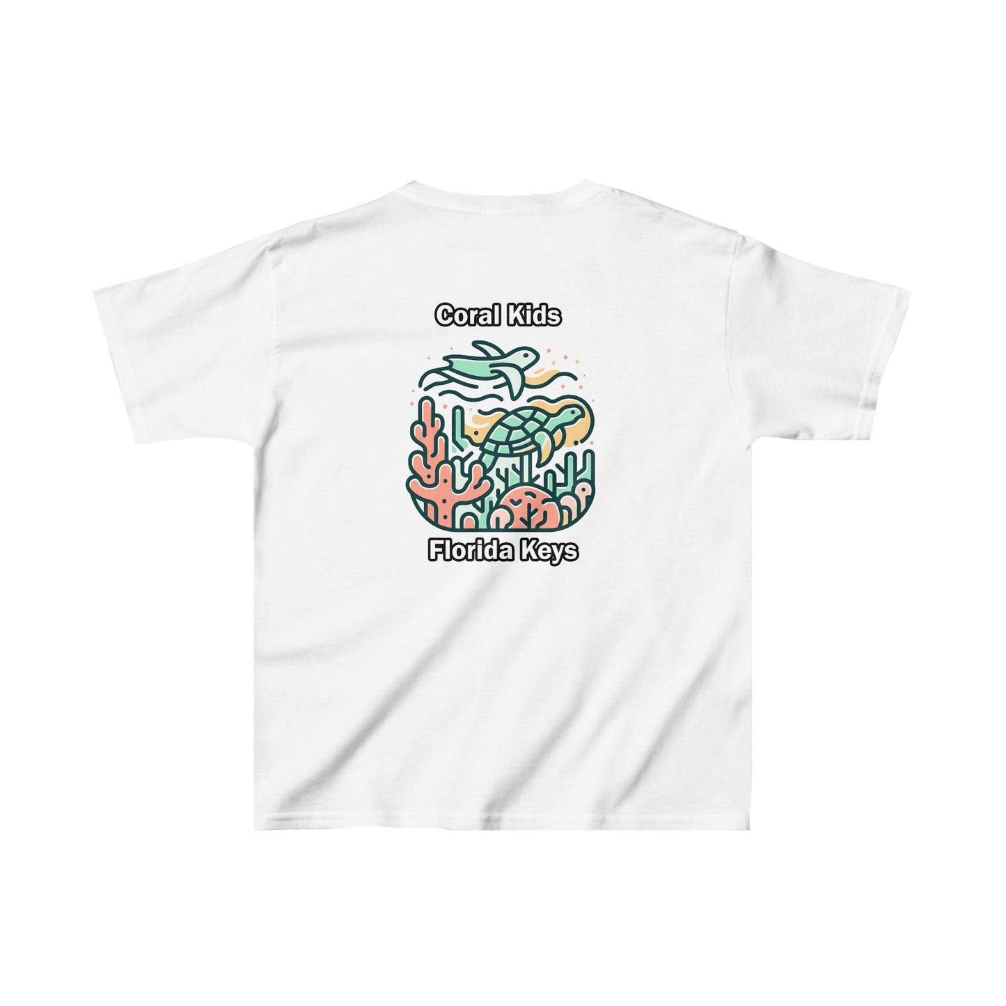 Coral Kids - Twin Turtles - Kids Heavy Cotton™ Tee